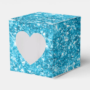 Ballotins Bleu faux parties scintillant scintillant look pai