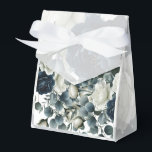 Ballotins Bleu foncé et blanc Moderne Floral Mariage<br><div class="desc">Éléments correspondants disponibles.</div>