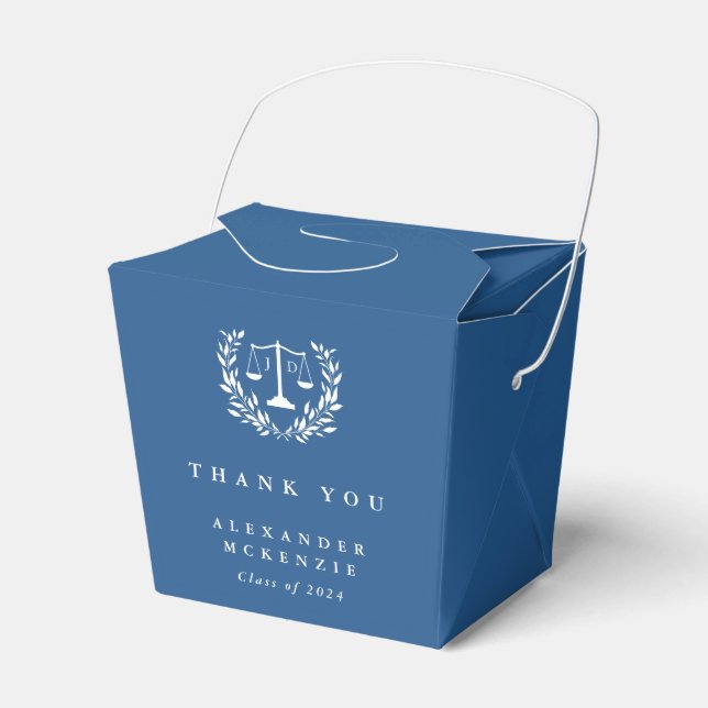 Ballotins Bleu JD Barres+Laurel Graduation (Verso)