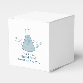 Ballotins Bleu Sweet Chimie Mariage Faveur Boîtes
