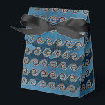 Ballotins Bleu Vintage Grunge Nautique<br><div class="desc">Boite cadeau motif en nuances de bleu et de bronze.</div>