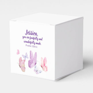 Ballotins Blissful Butterfly Psalm 139:14 Favor Box
