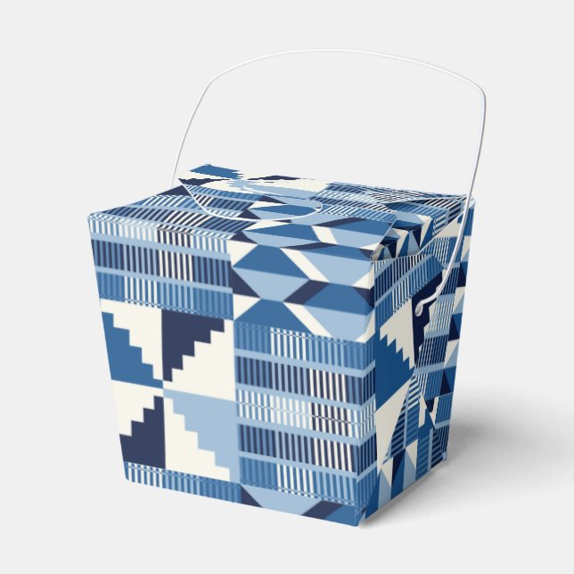 Ballotins Bloc Kente - Indigo doux (Verso)