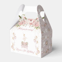 Blonde ballerine blush rose ballet fête d'annivers