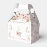 Blonde ballerine blush rose ballet fête d'annivers