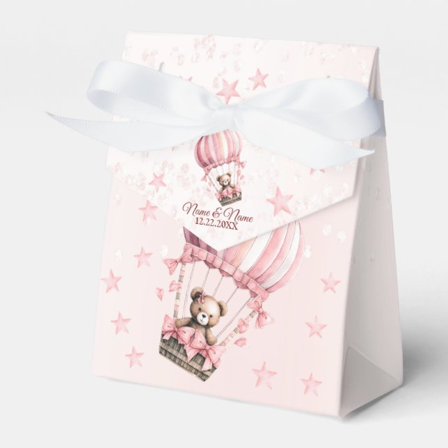Ballotins Blonde en Teddy Bear Rose Cute Hot Air (Verso)