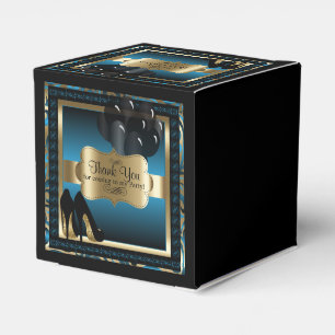 Ballotins Blue and Gold Metallic - 00e anniversaire  Texte D