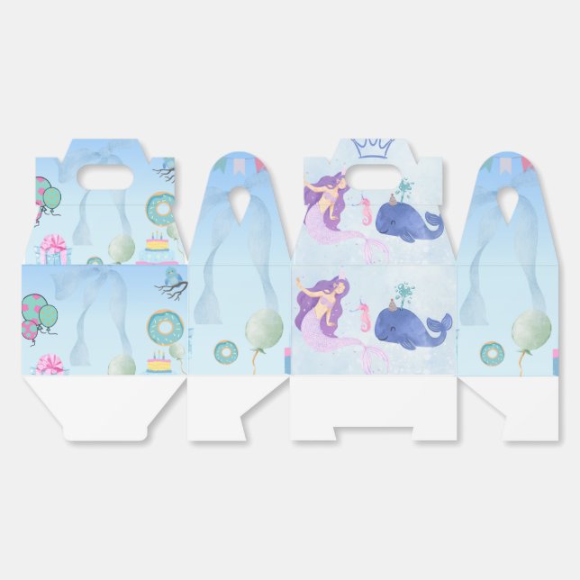 Ballotins Blue  Birthday Invitation (Déplié)