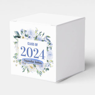 Ballotins Blue Floral Rose Année de graduation