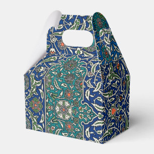 Ballotins Blue Green Orange Turquoise Ornat Motif arabe