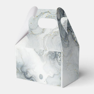 Ballotins Blue Grey & Gold Beach Watercolor Beach Mariage