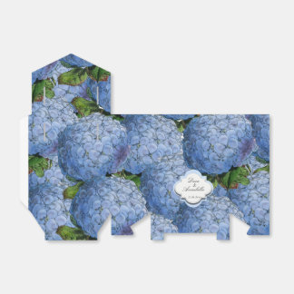Ballotins Blue Hydrangea Party Favoriser Box