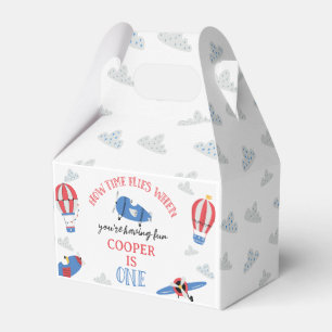 Ballotins Blue Red Plane moderne Comment le temps vole 1er a