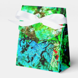 Ballotins Blue smooth abstract Favor Box,Smooth vibrant art 