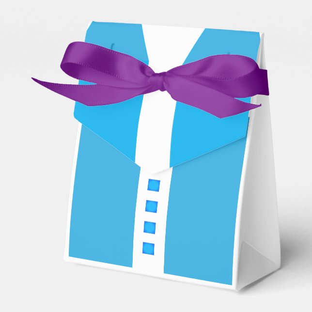 Ballotins Blue Tuxedo Groomsman 🎩 Meilleur Cadeau Homme (Verso)