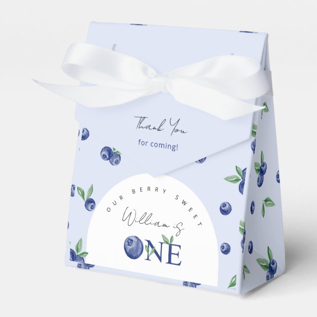 Ballotins Blueberry garçon baies de premier anniversaire Bal (Verso)