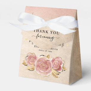 Ballotins Blush Rose Gold Merci fête d'anniversaire