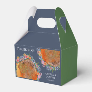 Ballotins Bohème Bleu Boho Whimsical Fleur sauvage Mariage