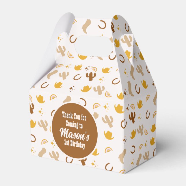 Ballotins Bohemian Rodeo Anniversaire Cowgirl Rainbow Party (Verso)