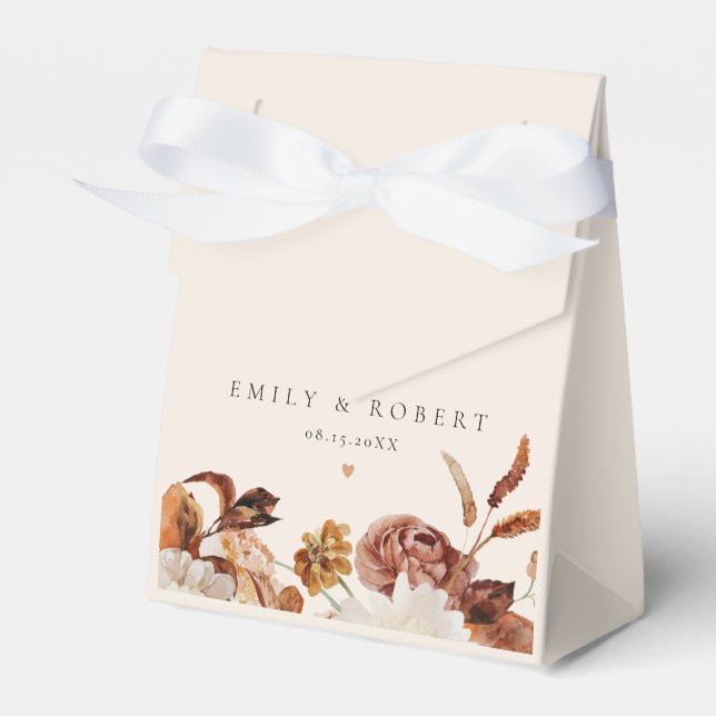 Ballotins Bohémien Burange Chute Mariage Floral (Verso)