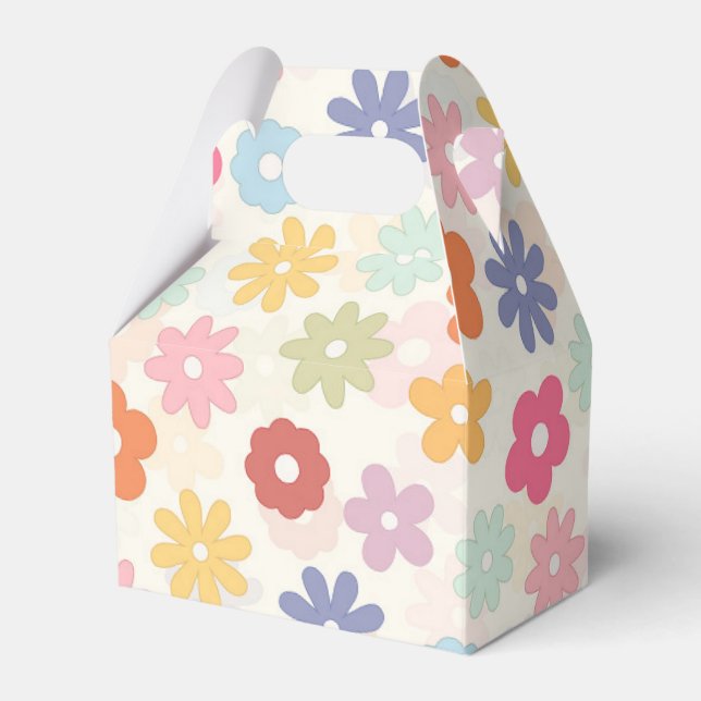 Ballotins Boho 70's Retro Daisy Flowers (Verso)