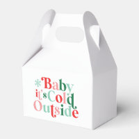 Boho Baby It's Cold Outside Christmas police rétro