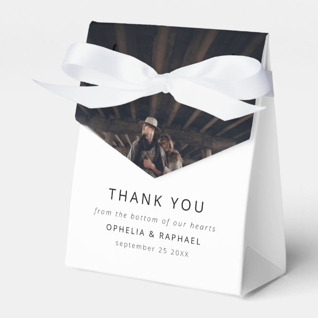 Ballotins Boho Chic 2 Photo Overlay Merci Mariage (Verso)