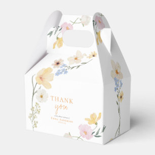 Ballotins Boho élégant Pastel Baby shower Fleur sauvage