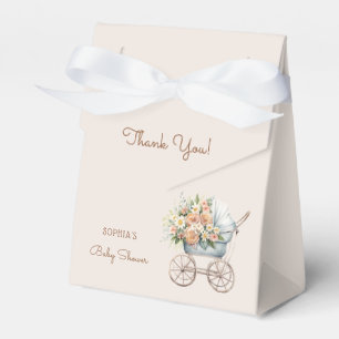 Ballotins Boho Floral Baby Carriage Baby shower