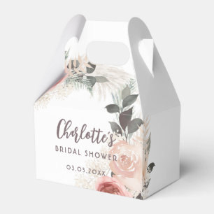Ballotins Boho Floral Mariage Box Geschenkschachtel