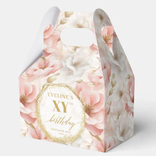 Ballotins Boho glamour Dusty rose Rustic Gold Anniversaire