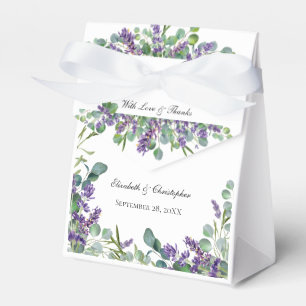 Ballotins Boho Lavender Eucalyptus Élégant Mariage formel