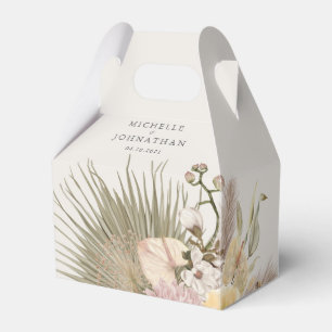 Ballotins Boho Mariage Pampas Grass Palm Grass Orchid