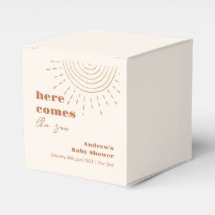 Ballotins Boho Minimaliste Ici Vient Le Baby shower Fils