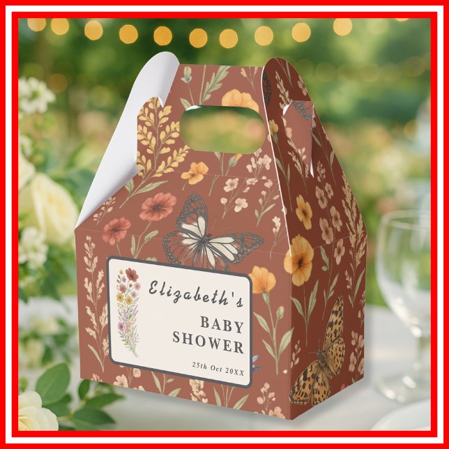 Ballotins Boho Orange Brûlé | Fleur Sauvage (Créateur téléchargé)
