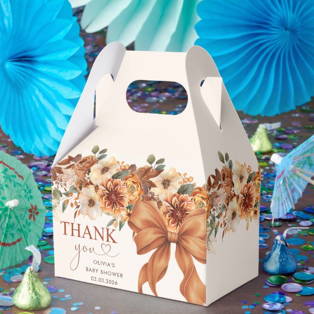 Ballotins Boho Rustic Fall Floral Baby Shower Party (Fête)