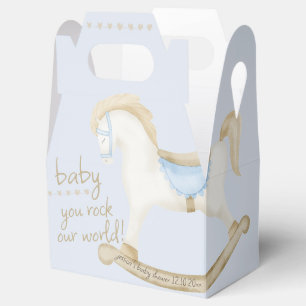 Ballotins Boho Vintage Rocse Horse Baby shower Cowboy