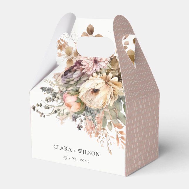 Ballotins Boho Watercolor Automne Automne Floral Bunal Maria (Verso)