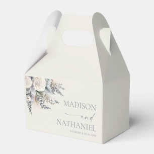 Ballotins Boho White Rose Floral Mariage Jardin