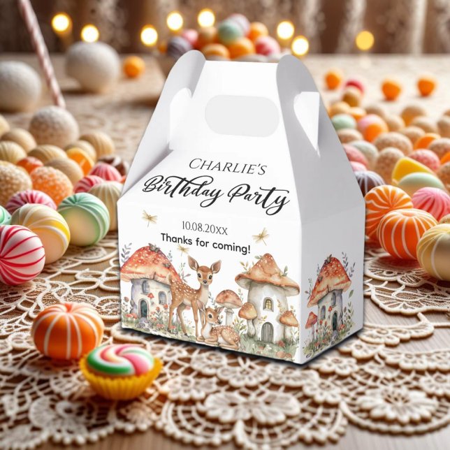 Ballotins Boho Woodland Forest Animaux fête d'anniversaire (Créateur téléchargé)
