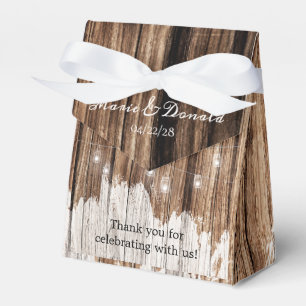 Ballotins Bois rustique et lanternes