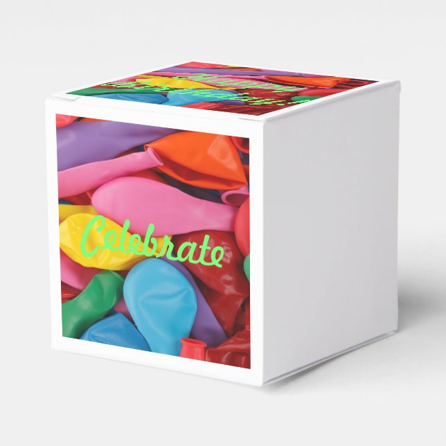 Ballotins Boîte à ballons d'anniversaire ! (Verso)