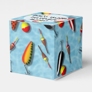 Ballotins Boîte à cadeaux / Faveur - Plaques de pêche et leu