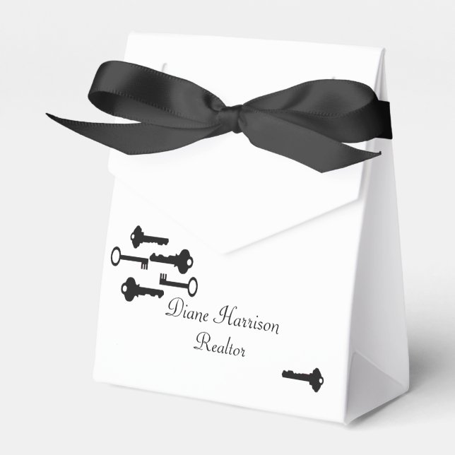 Ballotins Boîte à cadeaux Vintage Keys (Verso)