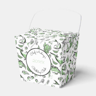 Ballotins Boîte à emporter avec dessin en encre de Chine per