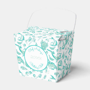 Ballotins Boîte à emporter avec dessin en encre de Chine per