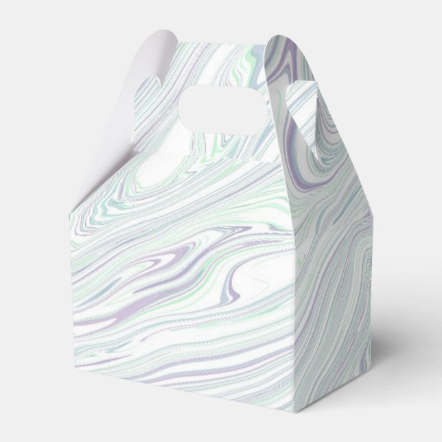 Ballotins Boîte à faveurs en marbre violet-vert (Verso)