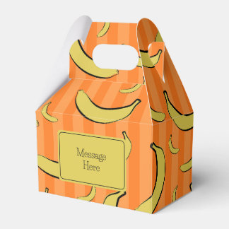 Ballotins Boîte à faveurs motif banane
