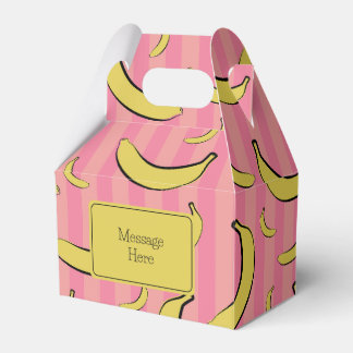 Ballotins Boîte à faveurs motif banane