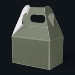 Ballotins Boîte à favoris en panneau vert mousse avec façade<br><div class="desc">Associez l'élégance naturelle et la texture moderne avec cette boîte de faveur verte mousseuse dotée d'un panneau avant tacheté. Conçue pour faire une impression raffinée lors de tout événement, cette boîte polyvalente est idéale pour les grandes réunions, des promotions d'entreprise aux événements scolaires et fêtes religieuses. Sa palette de couleurs...</div>